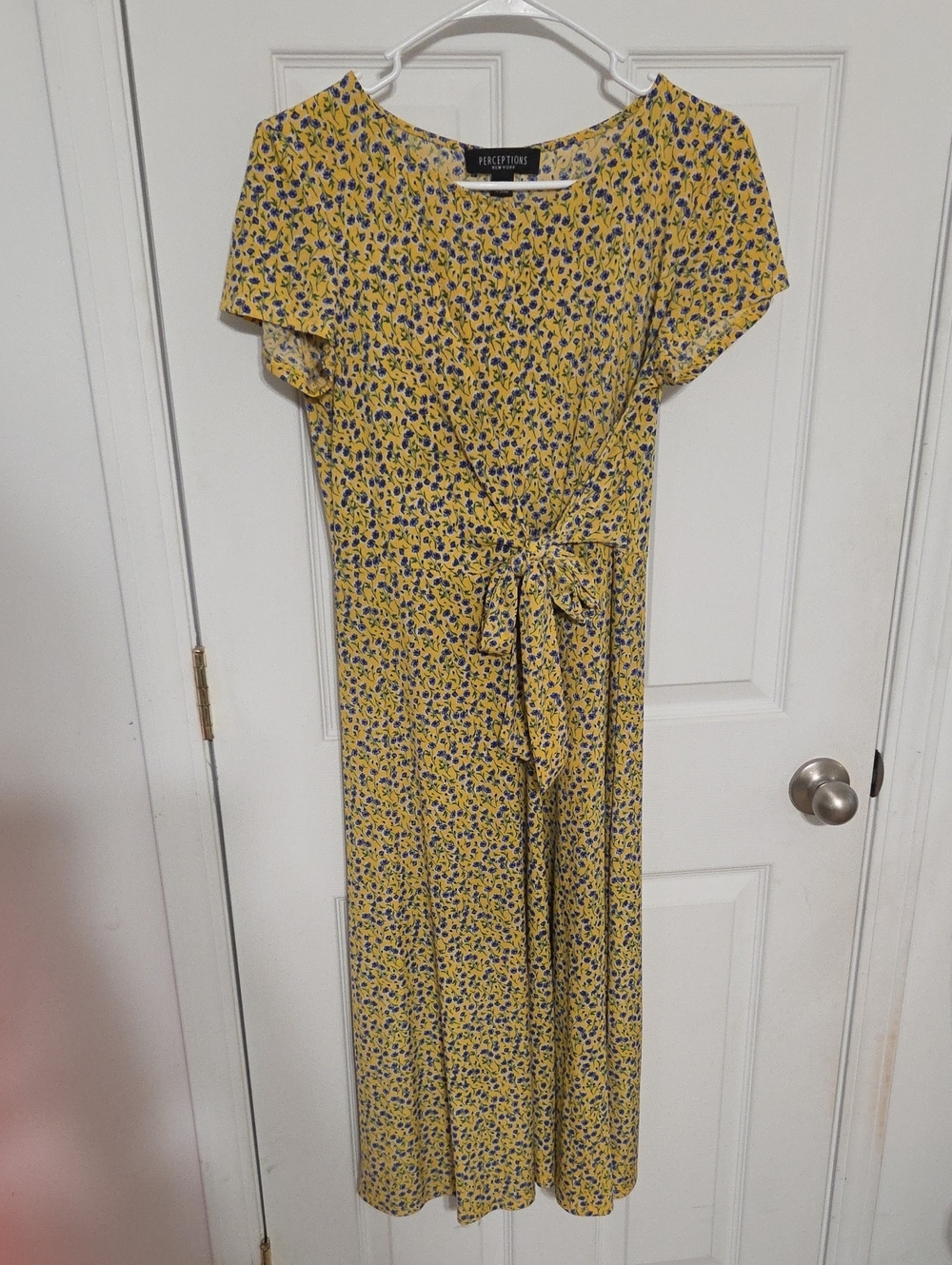 Perceptions Knit Floral Midi Dress S/M